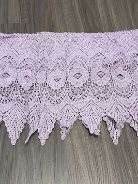Lavender Lace Strapless Top